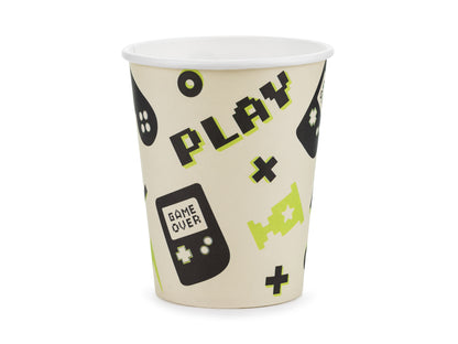 Pappersmugg, Gamer, 6-pack
