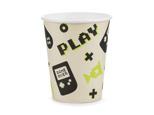 Pappersmugg, Gamer, 6-pack