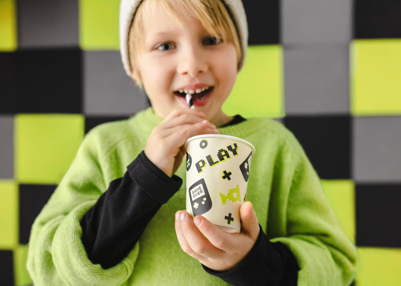 Pappersmugg, Gamer, 6-pack