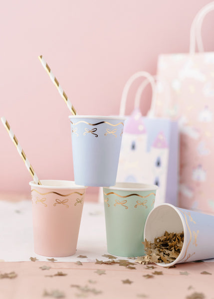 Pappersmugg, Unicorn, 6-pack