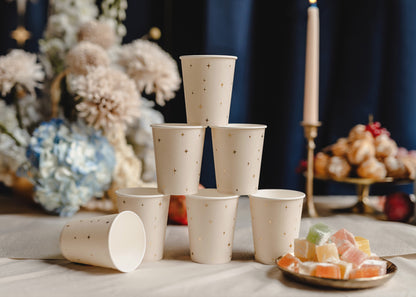 Pappersmugg, Stjärna, 6-pack