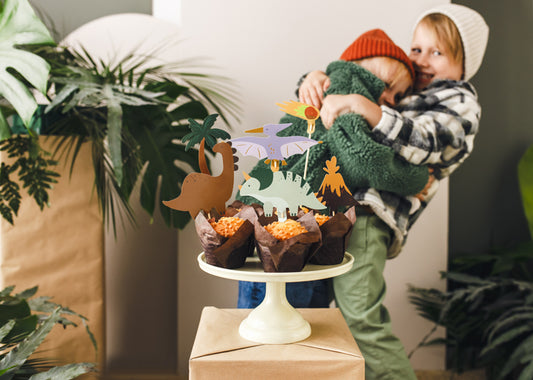 Cake Toppers, Dinosaurier, 6-pack