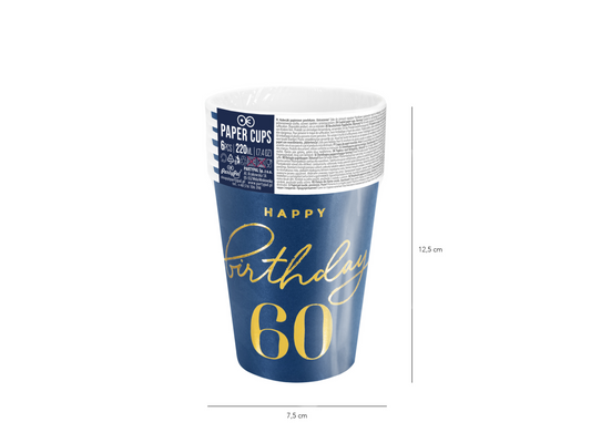 Pappersmugg, 60, 6-pack