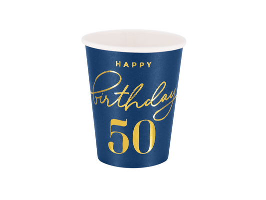 Pappersmugg, 50, 6-pack