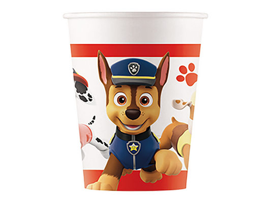 Pappersmugg, Paw Patrol, 8-pack