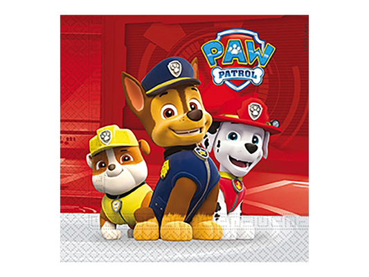 Servetter, Paw Patrol, 20-pack