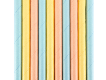 Sugrör, Färgade, 10-pack