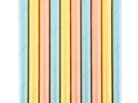 Sugrör, Färgade, 10-pack
