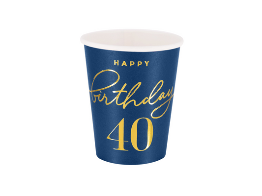 Pappersmugg, 40, 6-pack