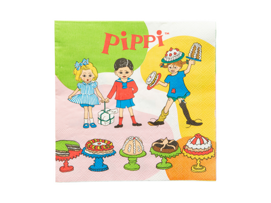 Servetter, Pippi Långstrump, 16-pack