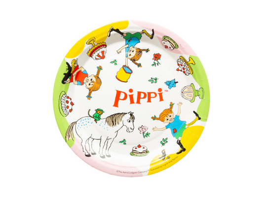 Papperstallrik, Pippi Långstrump, 8-pack