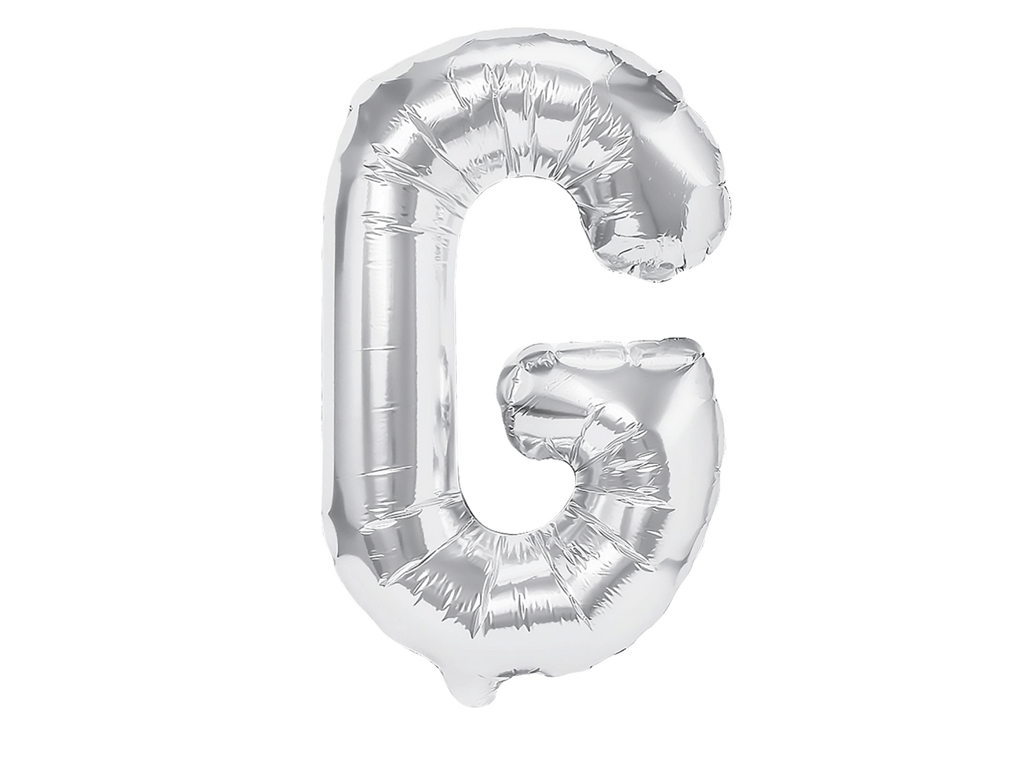 Bokstavsballong, Silver, 40cm