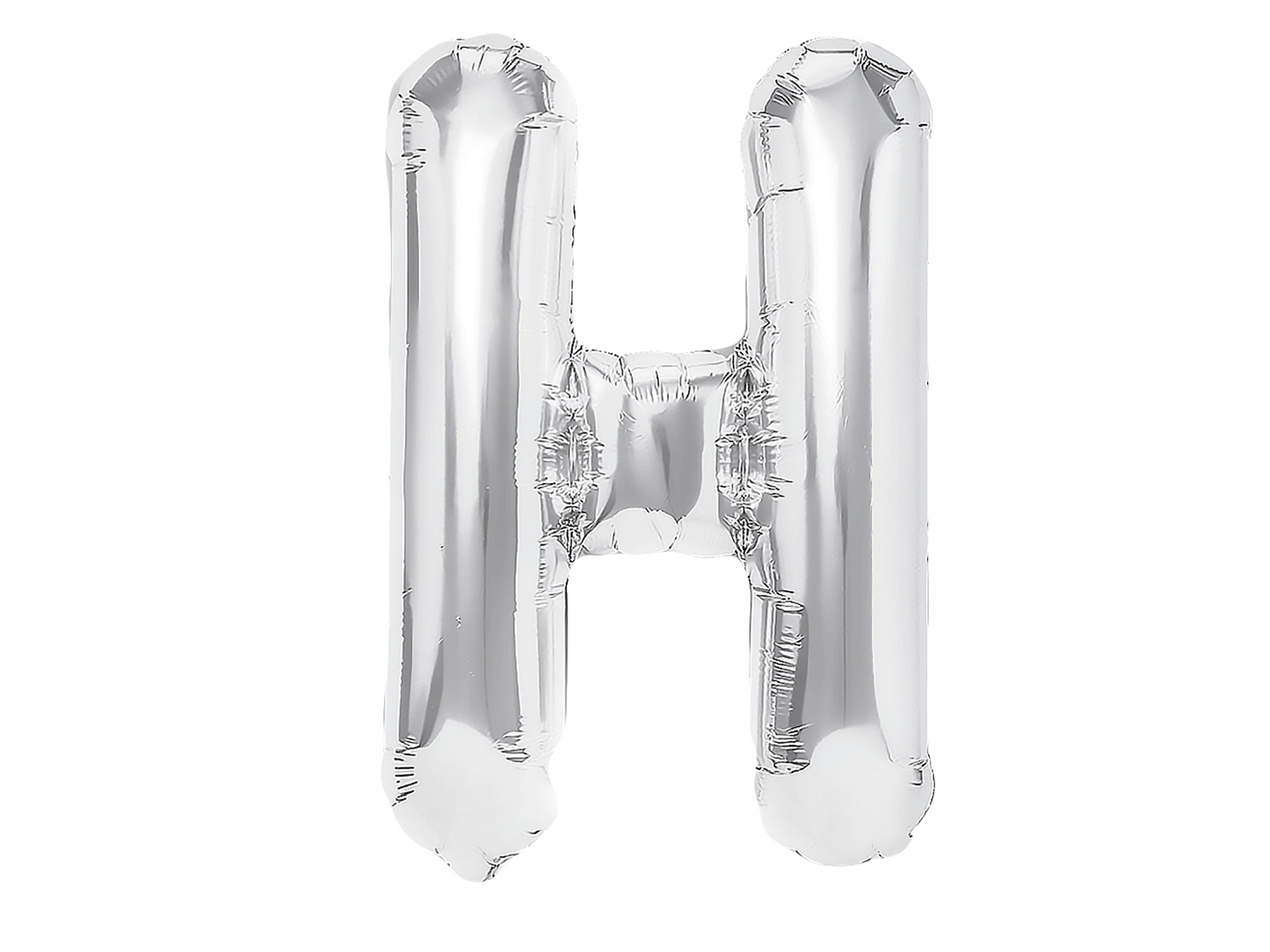 Bokstavsballong, Silver, 40cm