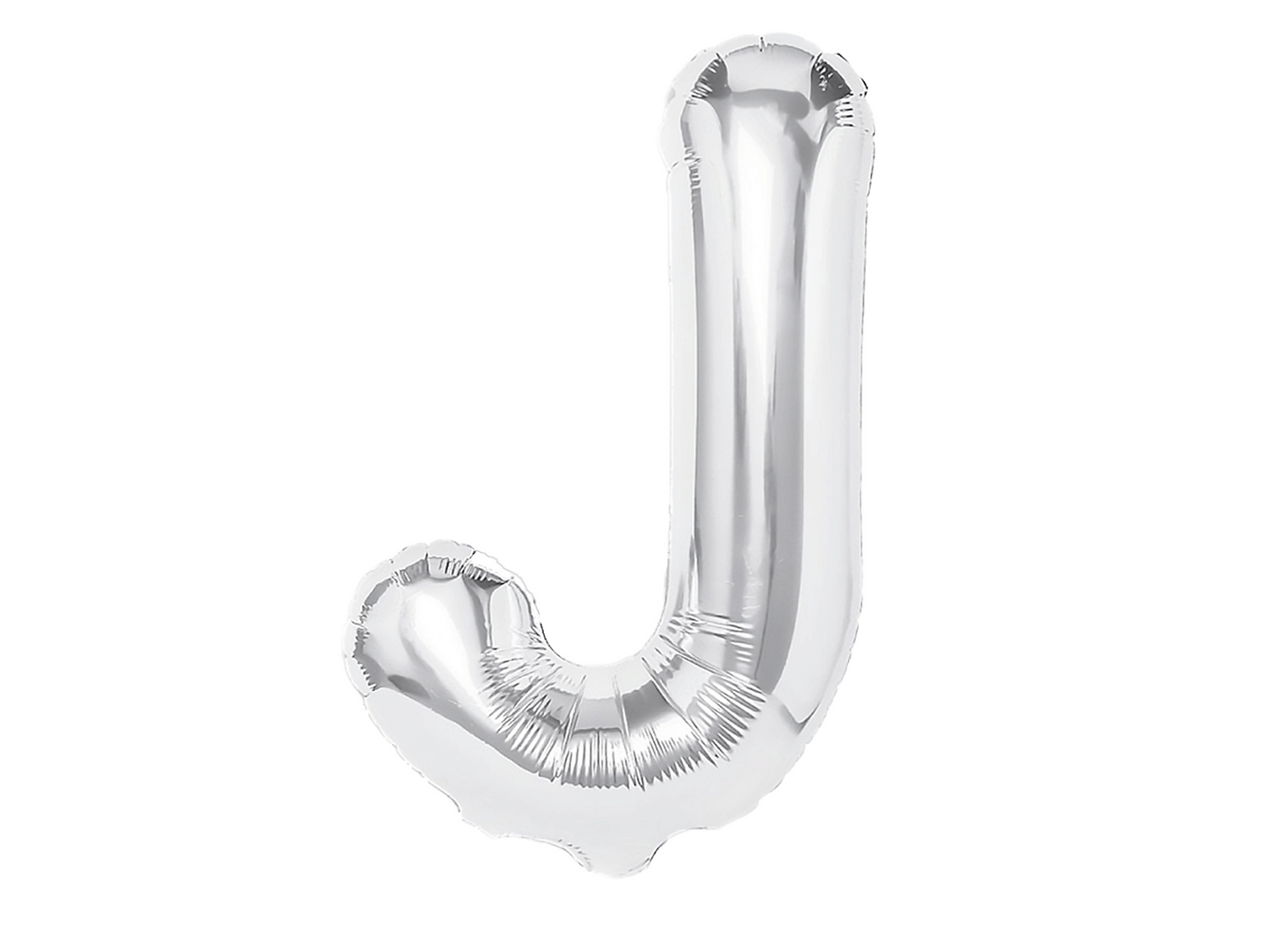 Bokstavsballong, Silver, 40cm