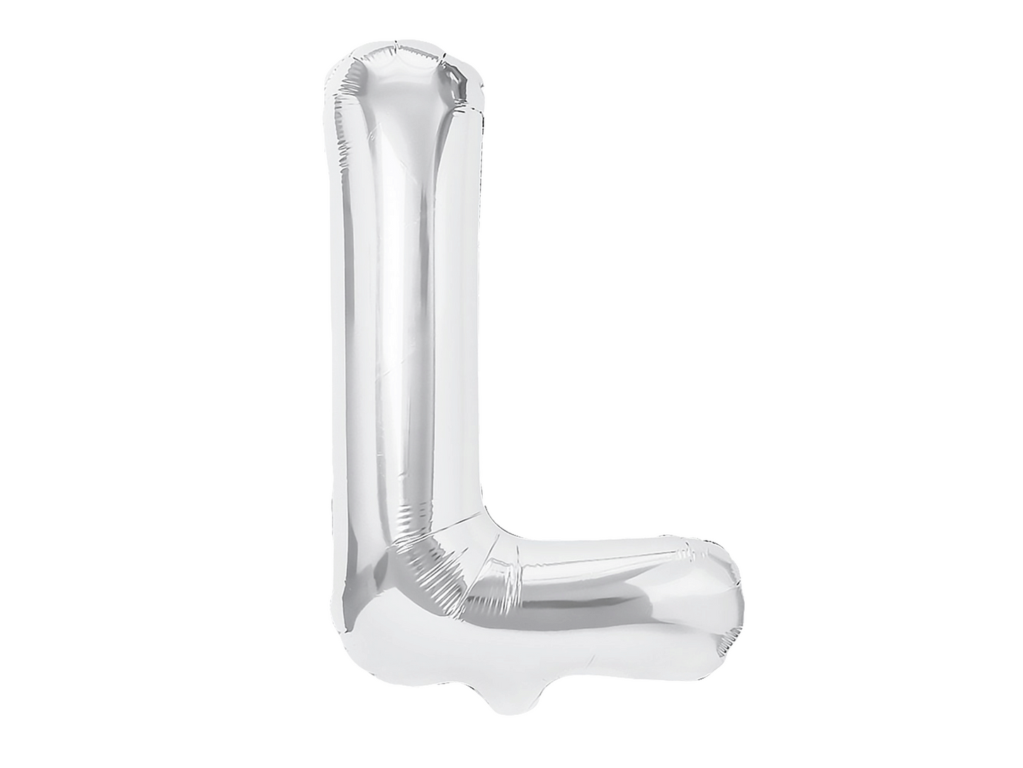 Bokstavsballong, Silver, 40cm