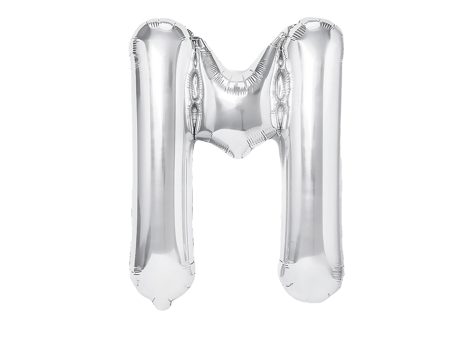 Bokstavsballong, Silver, 40cm