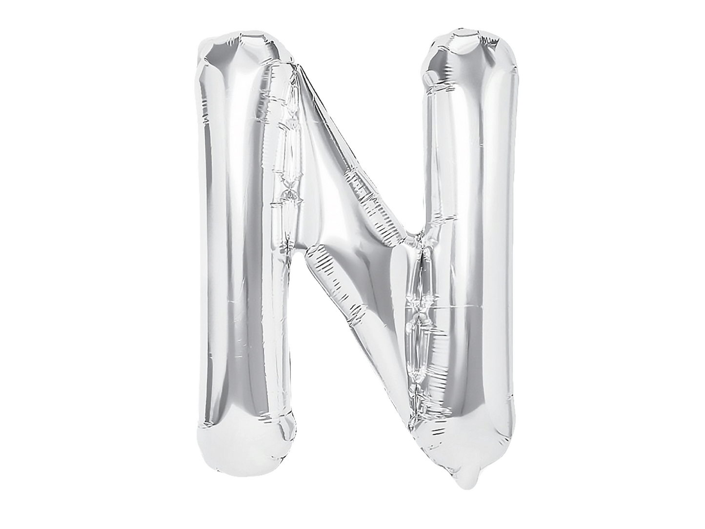 Bokstavsballong, Silver, 40cm