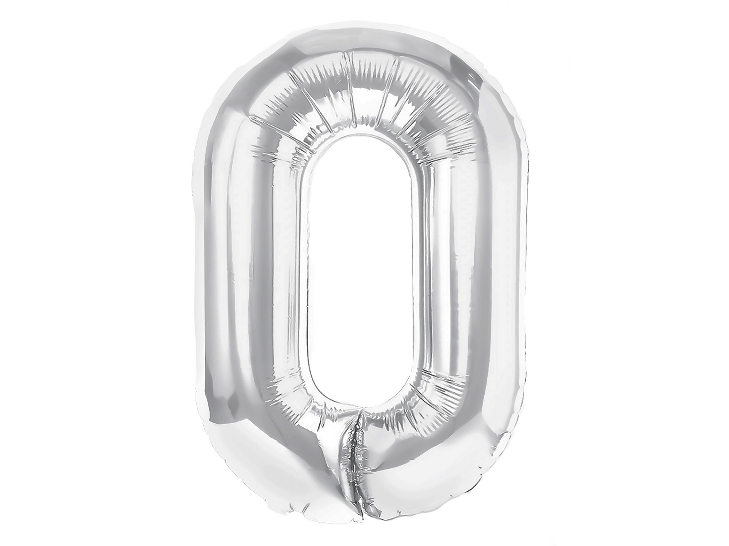 Bokstavsballong, Silver, 40cm
