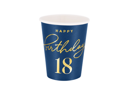 Pappersmugg, 18, 6-pack