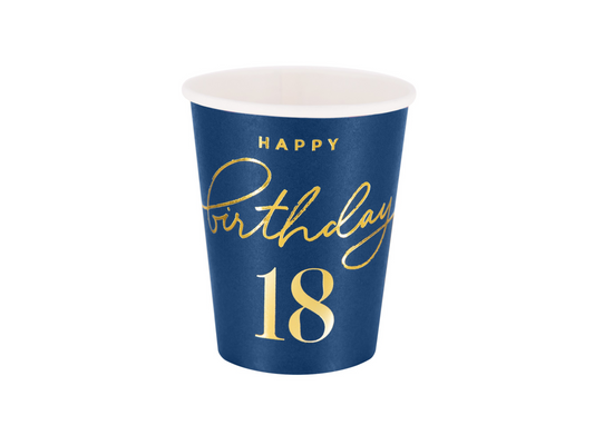 Pappersmugg, 18, 6-pack
