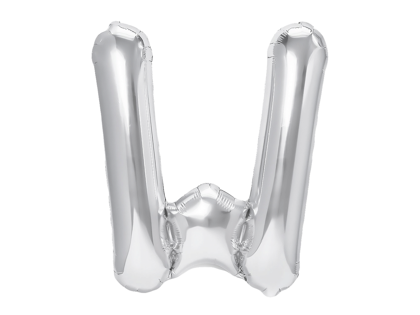 Bokstavsballong, Silver, 40cm