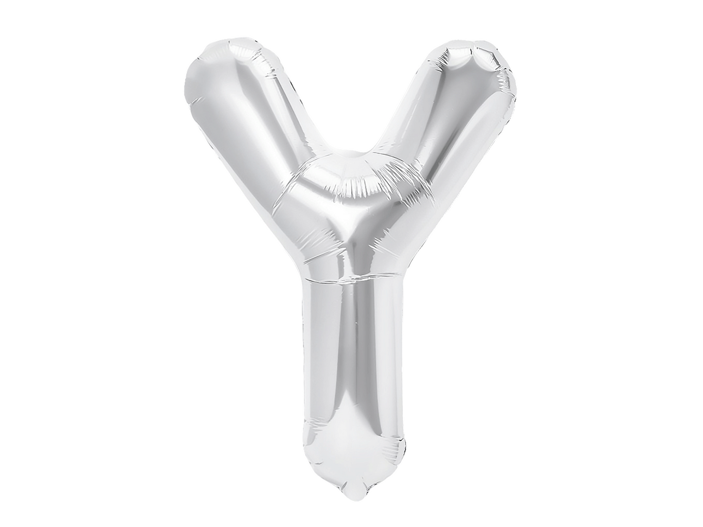 Bokstavsballong, Silver, 40cm