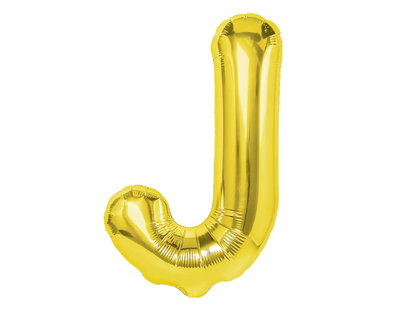 Bokstavsballong, Guld, 40cm