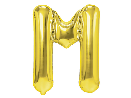 Bokstavsballong, Guld, 40cm