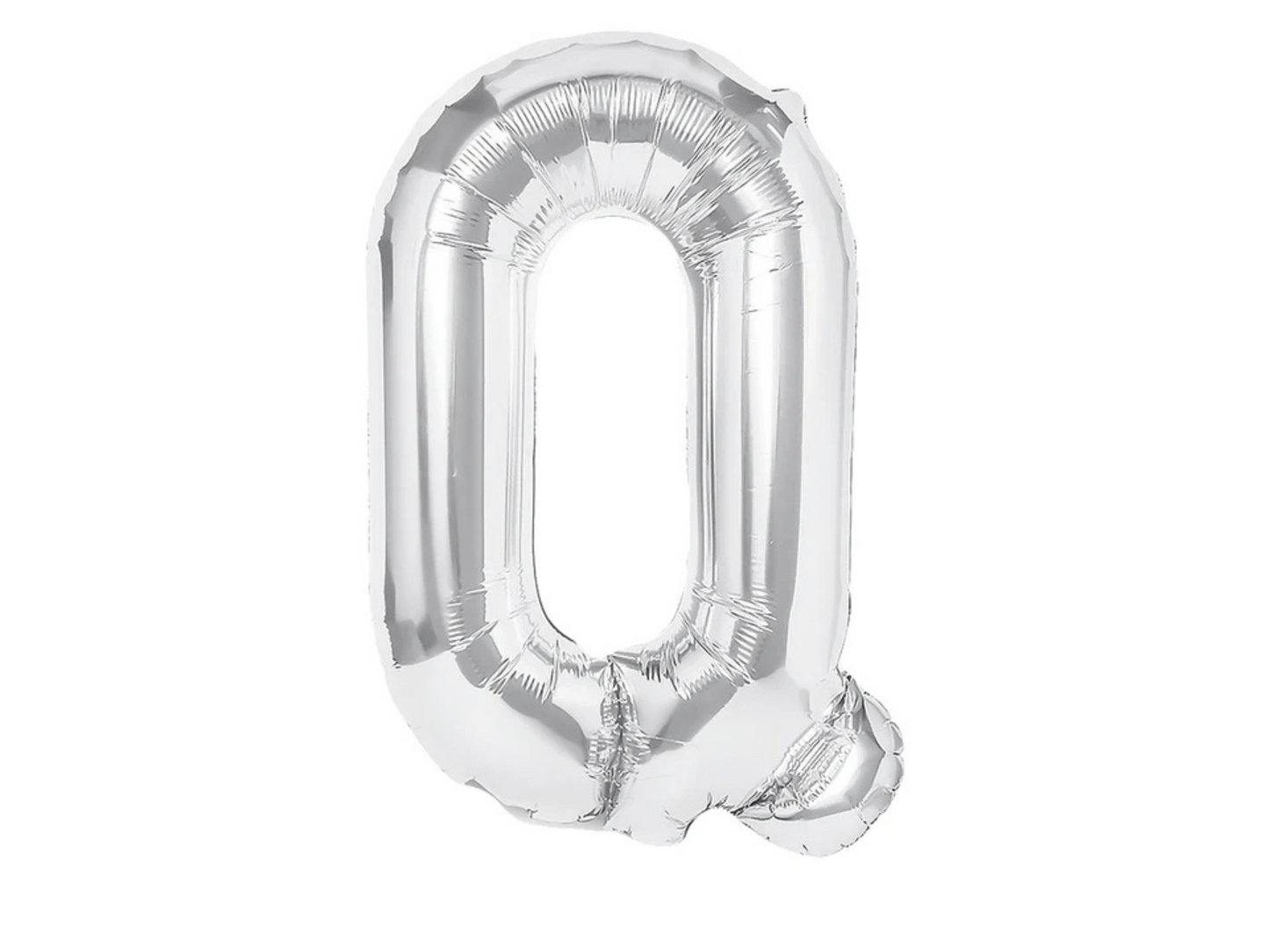 Bokstavsballong, Silver, 40cm