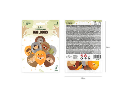 Ballonger, Forest Friends, 8-pack