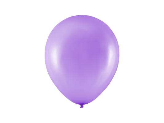 Ballonger, Lila Metallic, 10-pack
