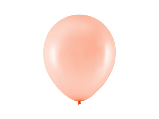 Ballonger, Rosa Metallic, 10-pack