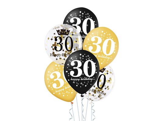 Ballonger, Konfetti 30, 12-pack