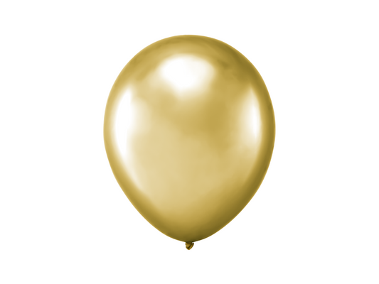 Ballonger, Chrome Guld, 10-pack