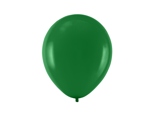 Ballonger, Mörkgrön, 10-pack