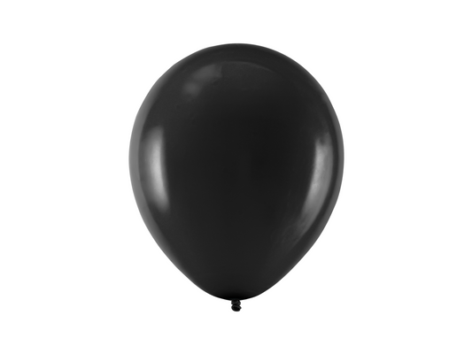 Ballonger, Svart, 10-pack