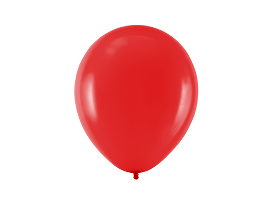 Ballonger, Röd, 10-pack
