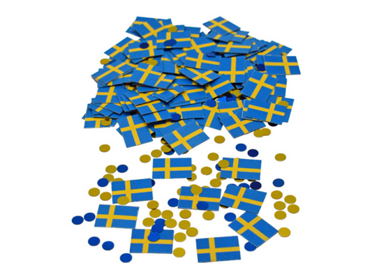 Konfetti, Sverigeflagga
