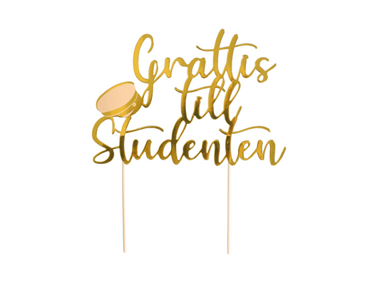 Cake Topper, Grattis till studenten