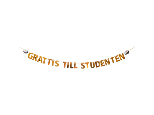 Banner, Grattis till studenten, 3,6m