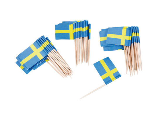 Cocktailflaggor, Sverige, 50-pack