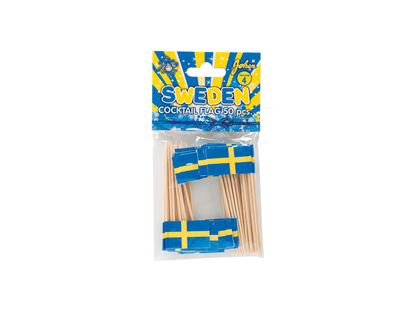 Cocktailflaggor, Sverige, 50-pack