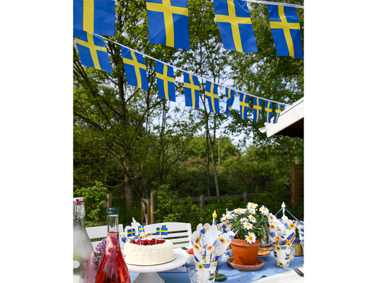 Girlang, Sverigeflagga, 6m