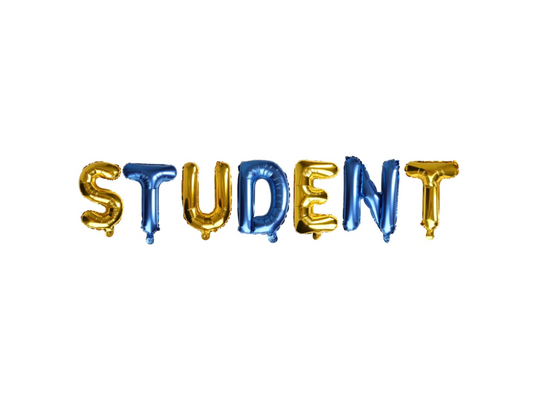 Folieballong, Student, 40cm