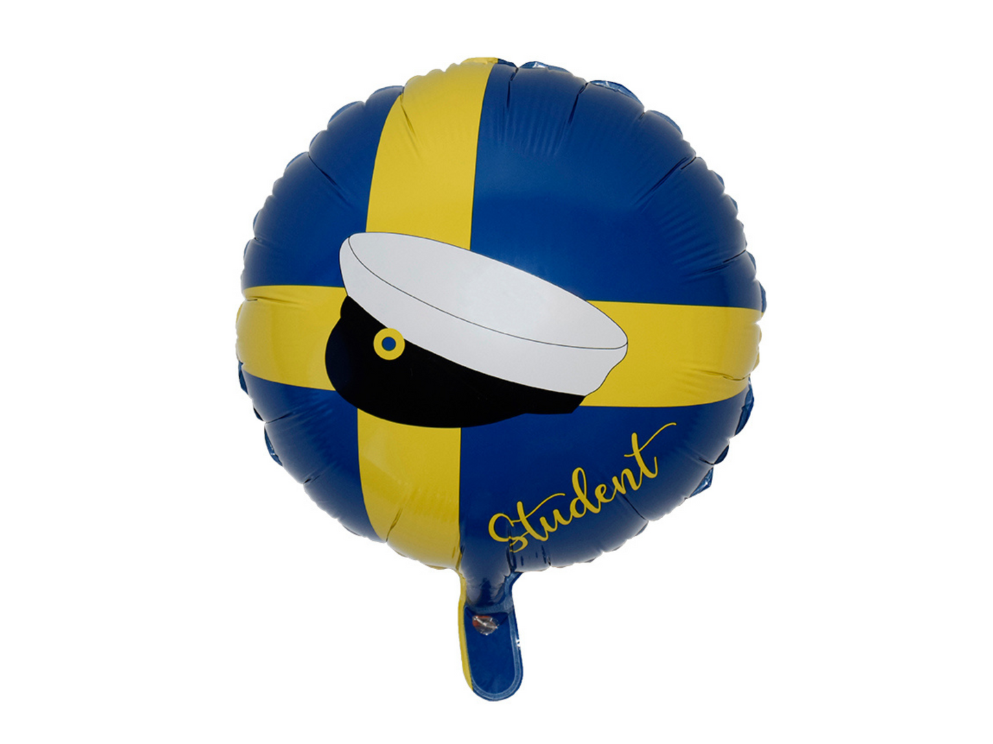 Folieballong, Studentmössa Sverige, 46cm
