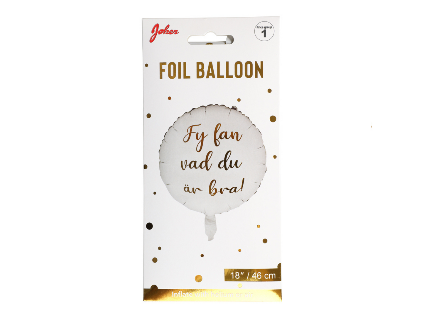 Folieballong, Vad du är bra, 46cm