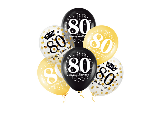 Ballonger, Konfetti 80, 12-pack