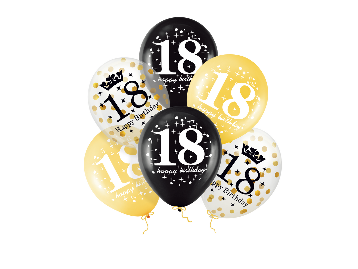 Ballonger, Konfetti 18, 12-pack