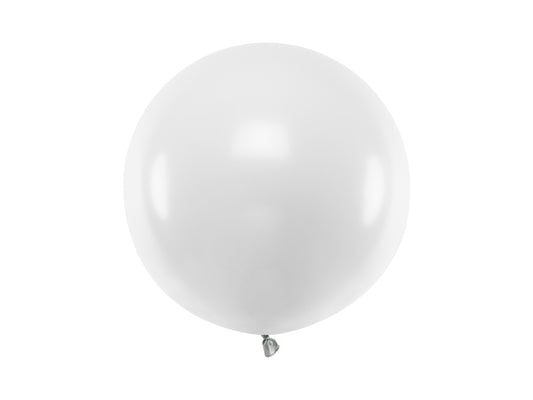 Ballong, Pastell Vit, 60cm