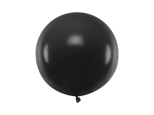 Ballong, Pastell Svart, 60cm